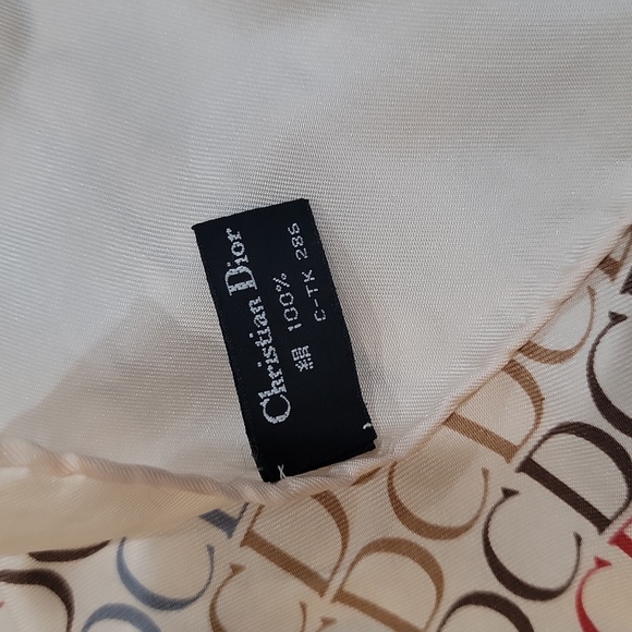 Authentic Dior silk scarf - Picture 6 of 7
